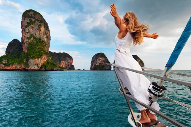 Phi Phi Islands Tour by Luxury Big Boat from Phuket - Loh Samah Bay and the water around Phi Phi Lee