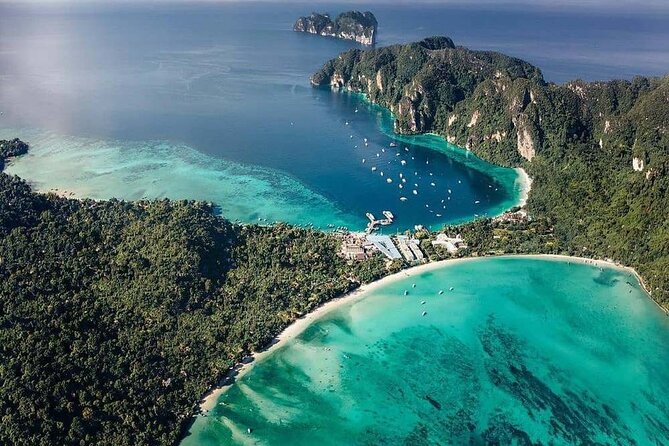 Phi Phi , Khai & Maya : Unforgettable Island Hopping by Speedboat - Viking Cave from the water