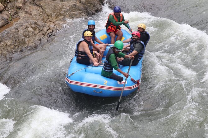 Phuket Adventure with White Water Rafting, Monkey cave and Zip Line+Optional ATV - A short zipline above the trees