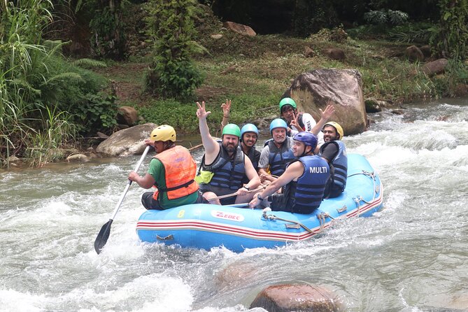 Phuket Adventure with White Water Rafting, Monkey cave and Zip Line+Optional ATV - Preparing for the 5-kilometer rafting run