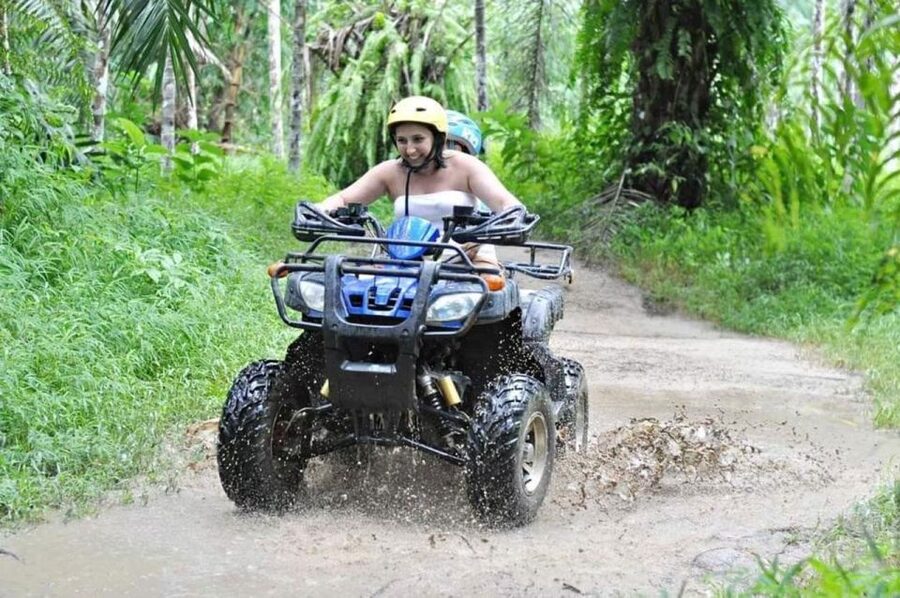 Phuket: Bamboo Rafting, Monkey Cave, and ATV Option - Transport, guides, and group size