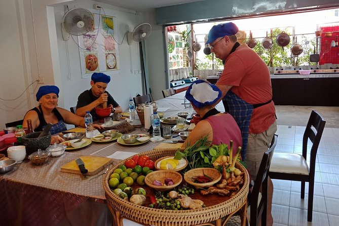 Phuket Easy Thai Cooking Class and Market Tour - Cooking in an open kitchen for two hours