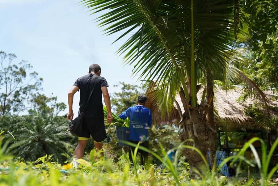 Phuket: Elephant Sanctuary Guided Tour with Hotel Transfers - Preparing herbal food by hand
