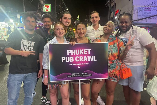 Phuket Guided Pub Crawl - Starting at 9:30 pm at Heroes Bar