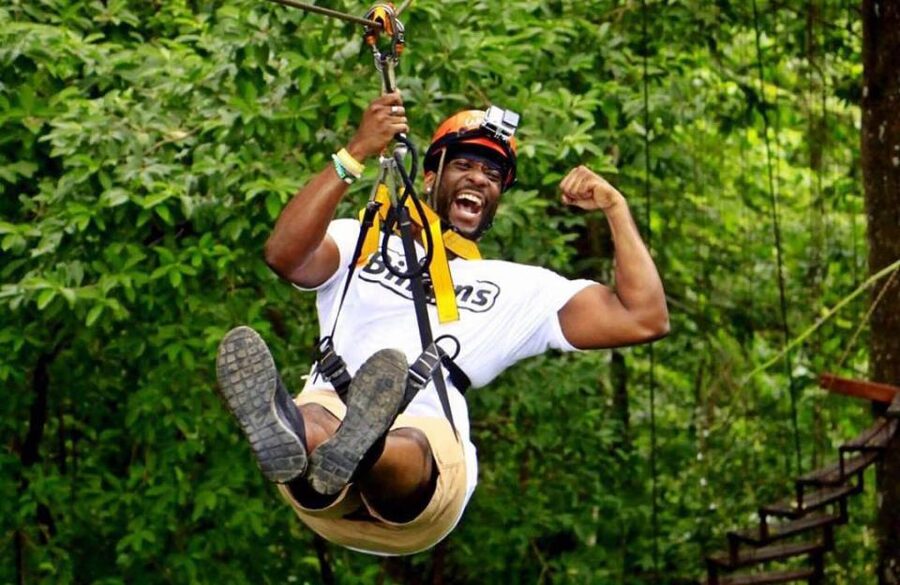 Phuket: Hanuman World Zip Line Adventure - Rappels, bridges, spiral stairs, and the roller