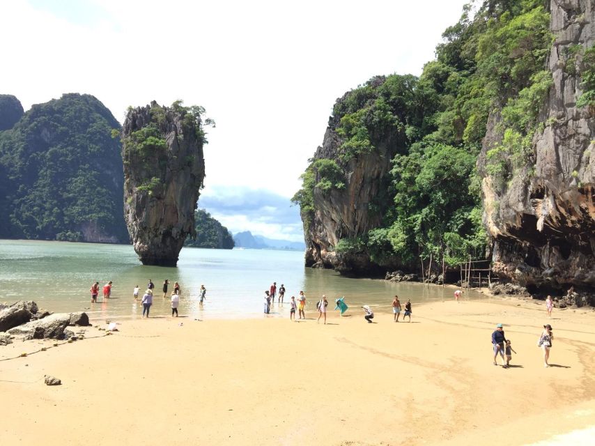 Phuket: James Bond Island Longtail Boat and Sea Canoe Tour - Pan Yee Island and lunch above the shallow sea
