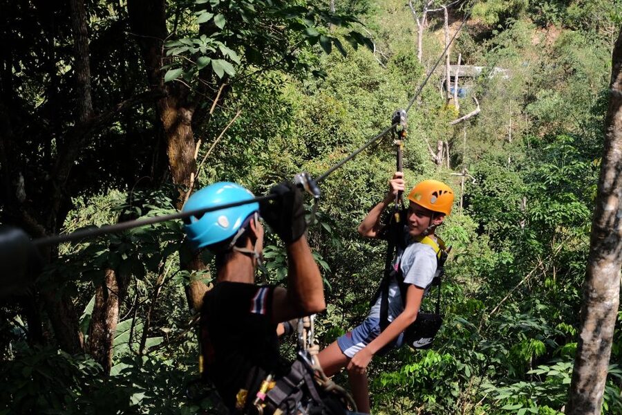 Phuket: Paradise Jungle Zipline Adventure - Big Buddha, outside views, and the changing stop