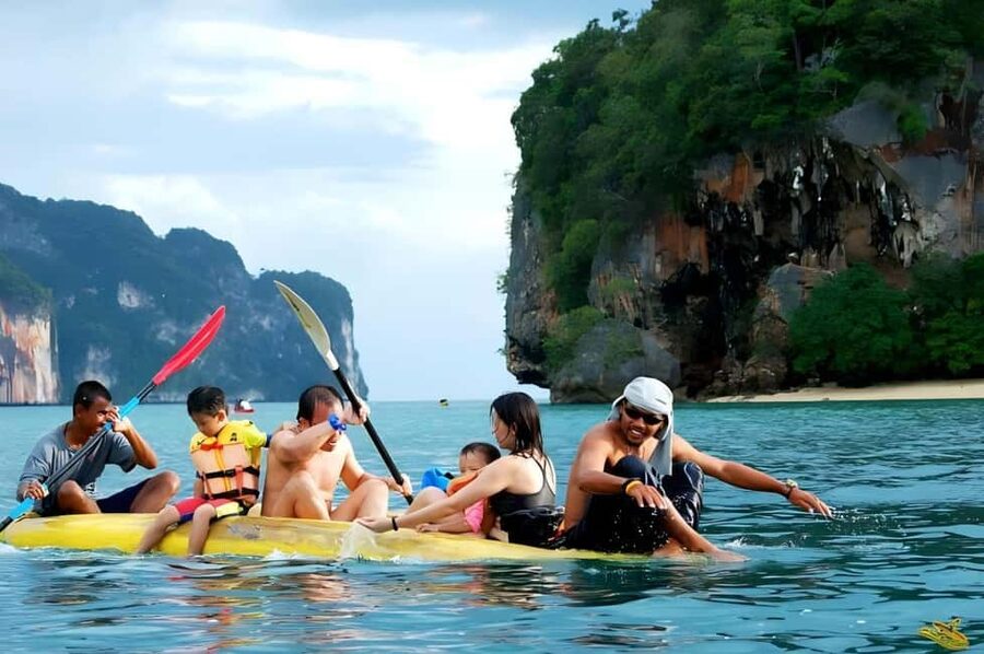 Phuket: Phang Nga,Hong & James Bond Islands by Big Boat - Panak Island and its cave scenery