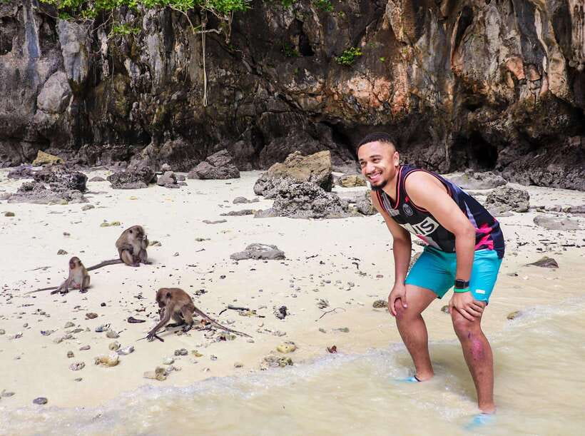 Phuket: PhiPhi, Maya Bay & Khai Island Day Tour with Lunch - Viking Cave from the Water