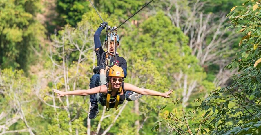 Phuket: Rainforest Eco Zipline Expedition - From hotel lobby to rainforest camp