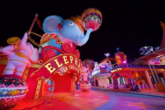 Phuket’s Dazzling Spectacle: Carnival Magic Theme Park Experience - The Kingdom of Lights after dark