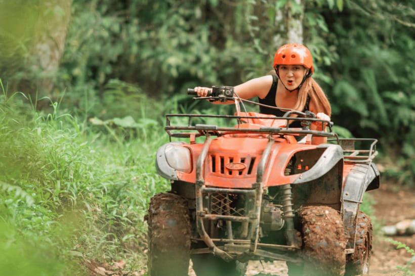 Phuket: White Water Rafting, ATV, and Zipline Adventure - The waterfall stop