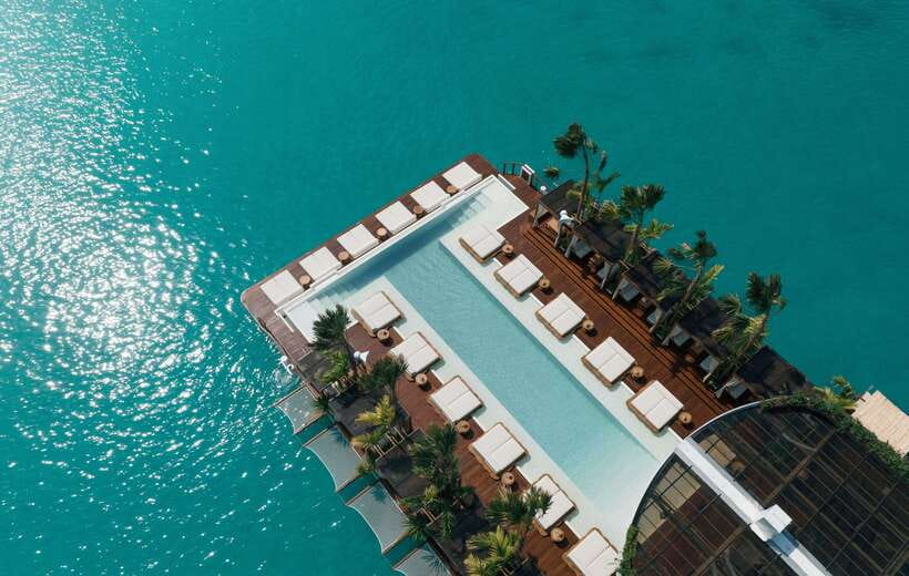 Phuket: YONA Floating Beach Club Day Experience - Reaching the Floating Club by Shuttle Boat