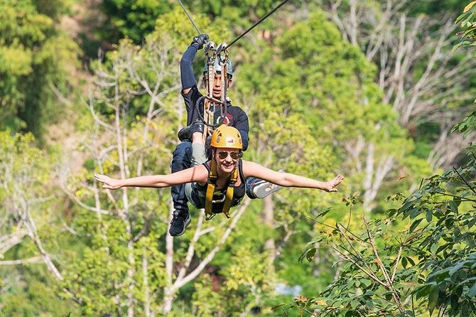 Phuket Zipline Adventure Tour - Flying through the trees on the zipline course