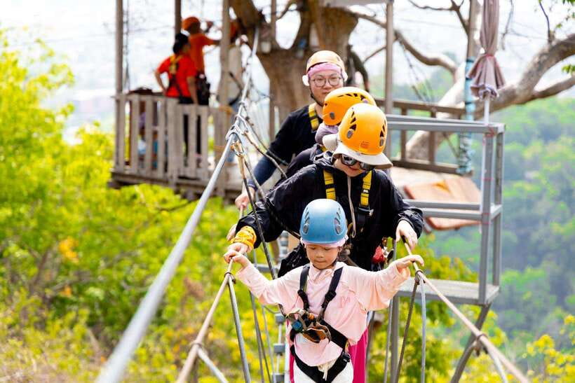Phuket: Zipline Flying Higher than a Hawk with ATV Option - What the zipline course feels like