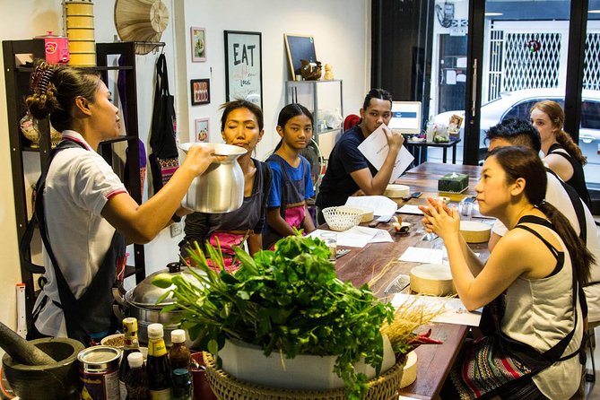 Pink Chili - Thai Cooking Class and Market Tour in Bangkok - Eating the meal you prepared