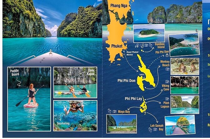 Premium Phi Phi, bamboo island tour Speed Catamaran - Maya Bay Is for Photos, Not a Beach Day