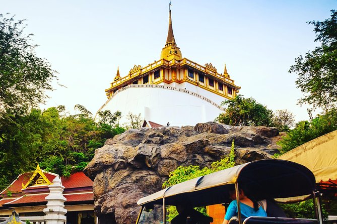 Private Bangkok Tuk Tuk Sunset Long-tail Night Lights - Loha Prasat after dark