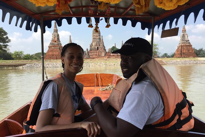 Private Excursion to Ayutthaya, UNESCO World Heritage site with Boat Tour - Wat Yai Chai Mong Khon and its giant pagoda