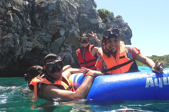 Private Full-Day Red Dragon Yacht to Angthong National Marine Park - Ko Mae Ko and the Blue Lagoon require a climb