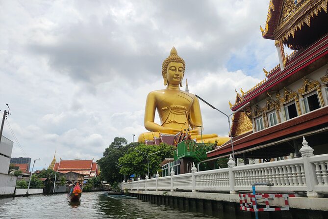 Private tour to Wat Pho,Wat Arun, Canal Tour,Flower Market - Tha Tien Pier and the canal ride
