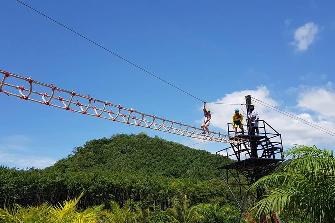 Rafting, ATV and Ziplining Adventure in Phangnga - Ziplining through the tropical forest