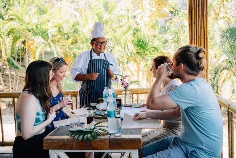 Railay: Hands-On Thai Cooking Class at Railay Beach - Eating the menu you worked to prepare
