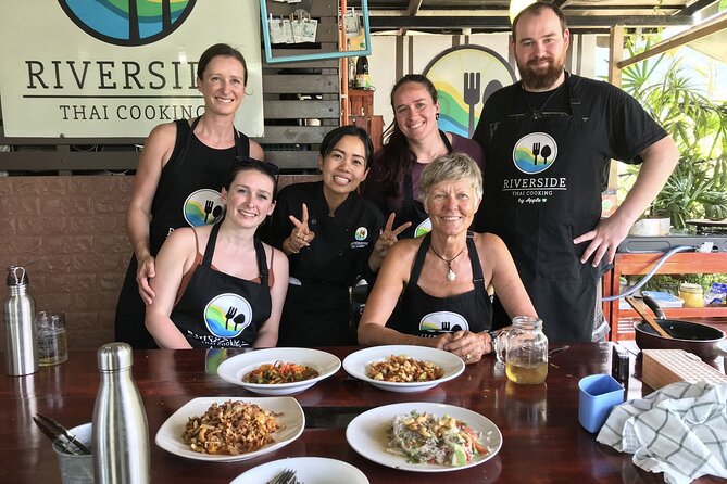 Riverside Thai Cooking Class in Khao Lak with Market Tour - Cooking at the Riverside school