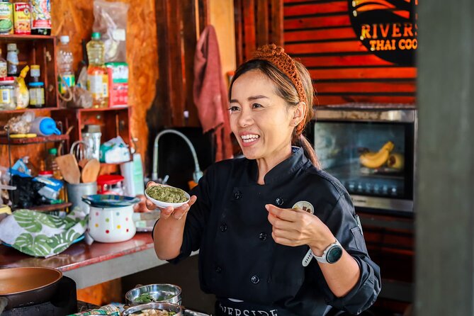Riverside Thai Cooking Half Day Class - Spring rolls, curry paste, and mango sticky rice