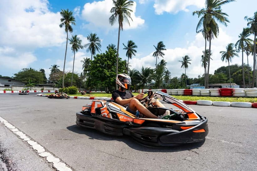 Samui Go-Karting Experience – Sodikart RT10 Outdoor Race - Sodikart RT10 power on an outdoor circuit