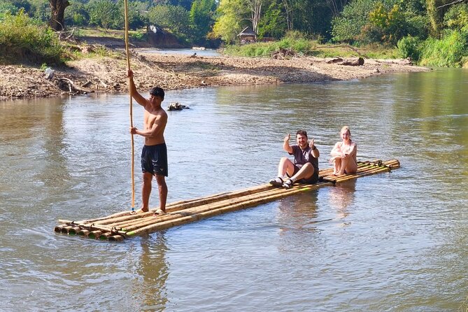 Secret Waterfall and Bamboo Rafting from Chiang Mai - The waterfall stop: cool water and a simple picnic