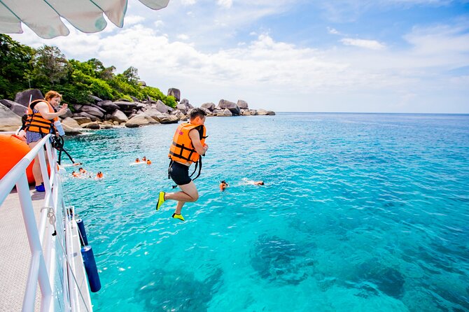 Similan Islands Snorkeling Tour By Sea Star Andaman From Khao Lak - The main Similan beach and Sailing Rock
