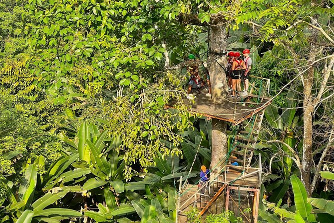 Sky Hawk Zipline Experience in Chiang Mai - Safety training before the first ride