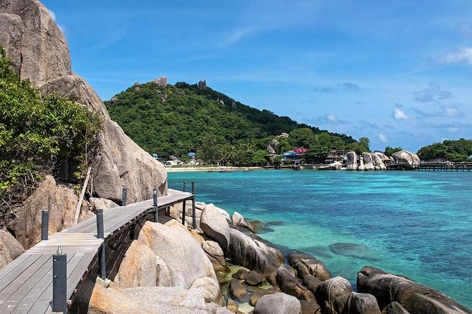Snorkel Tour to Koh Nangyuan and Koh Tao by Speed Boat from Koh Phangan - Three islets and a white sandbar at Koh Nang Yuan