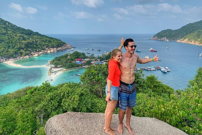 Snorkel Trip to Koh Nangyuan and Bays of Koh Tao By The Oxygen - Koh Nangyuan: sand bridge, viewpoint, and Japanese Garden