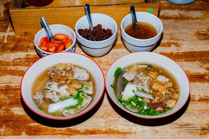 Southern Flavors Phuket Food Tour with 15+ Tastings - First tastes: soup and Myanmar cooking