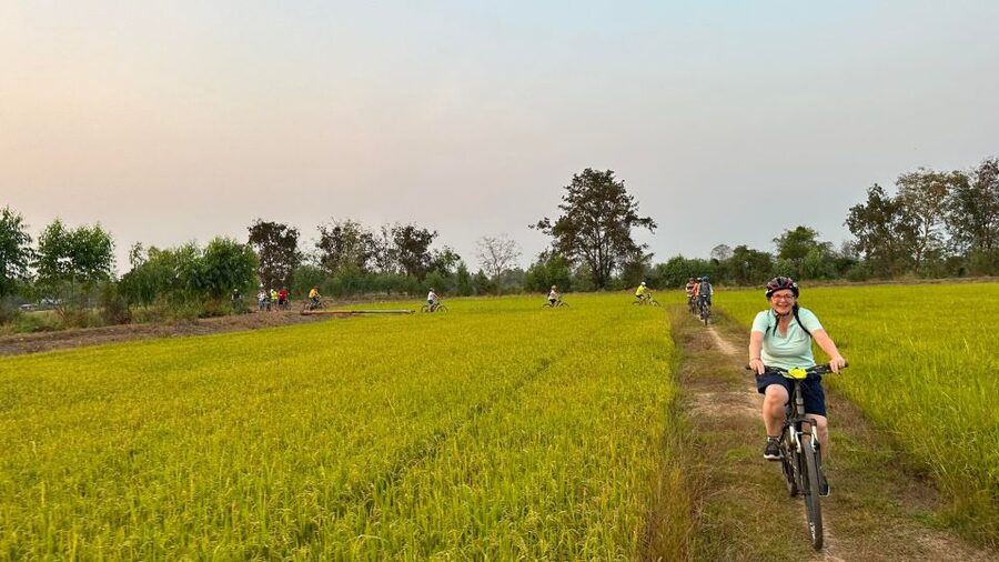 Sukhothai: 2.5-Hours Guided Countryside Sunset Bike Tour - Inside the Local Wood-Carving Factory
