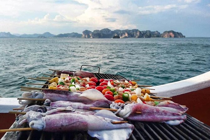 Sunset Dinner Cruise with night Swimming by Luxury Junk Boat - BBQ seafood as the sun goes down