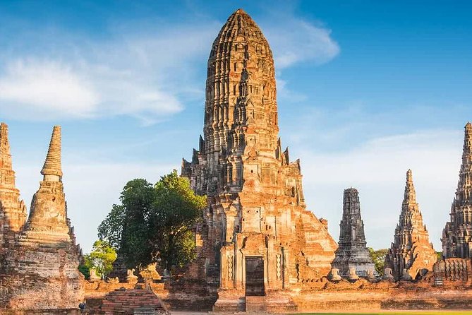 Sunset Sail, Glittering Tempels at Afternoon Ayutthaya Tours - Wat Yai Chai Mongkhon and the first look at Ayutthaya