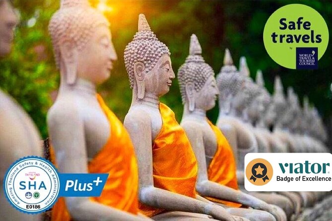 Sunset Sail, Glittering Tempels at Afternoon Ayutthaya Tours - Wat Mahathat and the Buddha head in tree roots