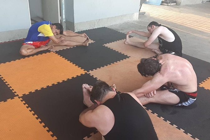 Thai Boxing Lesson, family and Kids Friendly - Watching professional fighters before your turn