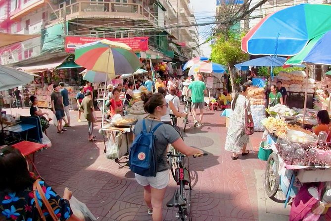 Thai Culture and Local Life 4- Hour Bangkok Bike Tour - Chinatown from the bicycle seat