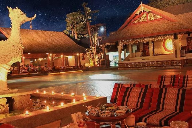 Traditional Khantoke Dinner and Show from Chiang Mai - Dinner on mats, cushions, and low tables