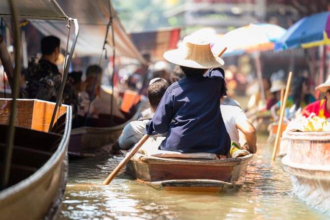Train & Floating Market Food Adventure + Scenic train ride - Food and local life beside the tracks