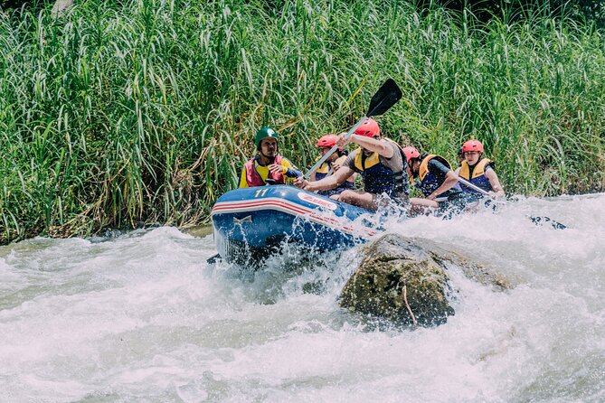 White-water Rafting with Ziplining in Phangnga - Four zipline lines and a rope bridge