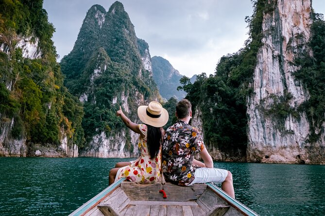 Wonders of Khao Sok Discovery with Guaranteed Departure - Cheow Lan Dam and the lake by long-tail boat