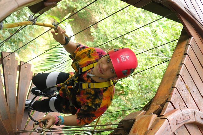 World A+ (Zipline 32 Platforms + Roller + Sky Walk with World Set Menu ) - The Jungle Zipline Roller Coaster