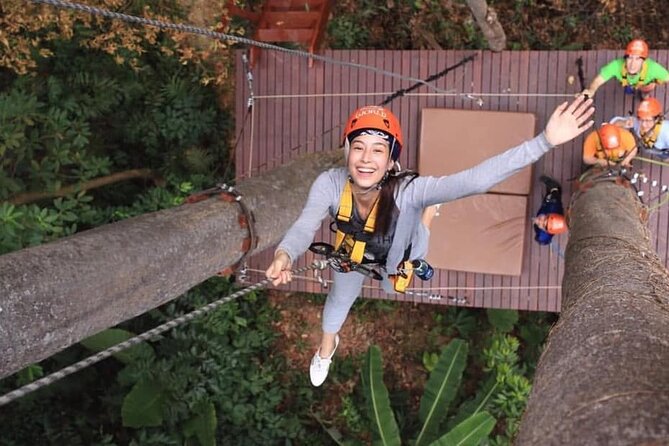 World B+ (Zipline 18 Platforms + Roller + Sky Walk with World Set Menu ) - What the Hanuman World experience feels like