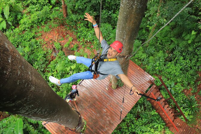 World C+ (Ziplines 10 Platforms + Roller + Sky Walk and World Set Menu ) - What the Hanuman World package includes
