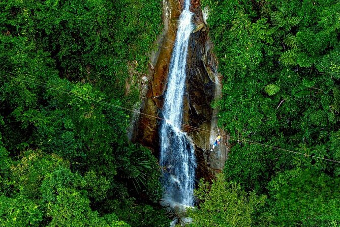 Zipline by Hawk Adventure The Biggest & Longest in Koh Samui - Starting at the camp: snacks, harnesses, and instructions